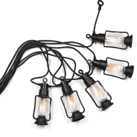 Girlanda swietlna LED ogrodowa GARLAND 10 x 1,8W LED 1800K Girlanda swietlna LED ogrodowa GARLAND 10 x 1,8W LED 1800K