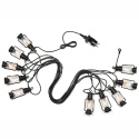 Girlanda swietlna LED ogrodowa GARLAND 10 x 1,8W LED 1800K
