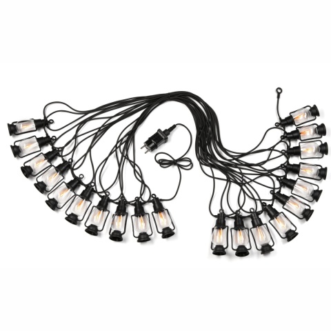 Girlanda swietlna LED ogrodowa GARLAND 20 x 3,6W LED 1800K Girlanda swietlna LED ogrodowa GARLAND 20 x 3,6W LED 1800K