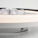 Plafon LED z wiatrakiem, GEMMA biały/czarny + pilot gratis