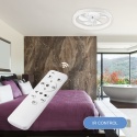 Plafon LED z wiatrakiem FARGO biały + pilot gratis