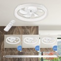 Plafon LED z wiatrakiem FARGO biały + pilot gratis