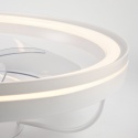 Plafon LED z wiatrakiem FARGO biały + pilot gratis