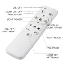 Plafon LED z wiatrakiem FARGO biały + pilot gratis