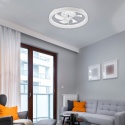 Plafon LED z wiatrakiem FARGO biały + pilot gratis