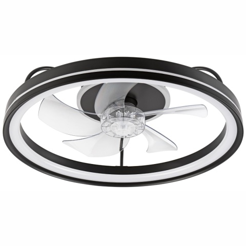Plafon LED z wiatrakiem FARGO czarny/biały + pilot gratis Plafon LED z wiatrakiem FARGO czarny/biały + pilot gratis