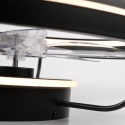 Plafon LED z wiatrakiem FARGO czarny/biały + pilot gratis