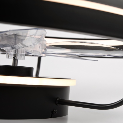 Plafon LED z wiatrakiem FARGO czarny/biały + pilot gratis Plafon LED z wiatrakiem FARGO czarny/biały + pilot gratis