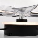 Plafon LED z wiatrakiem FARGO czarny/biały + pilot gratis