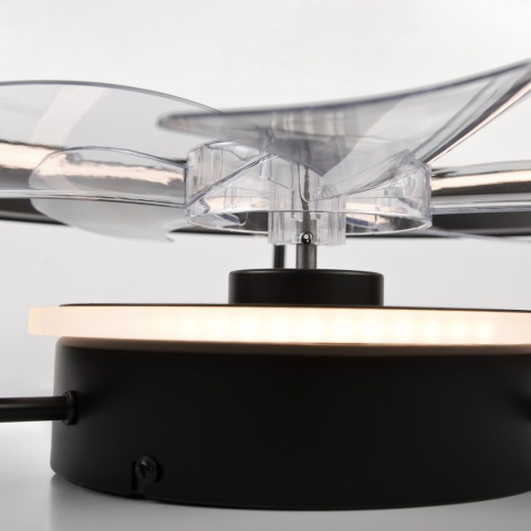 Plafon LED z wiatrakiem FARGO czarny/biały + pilot gratis Plafon LED z wiatrakiem FARGO czarny/biały + pilot gratis
