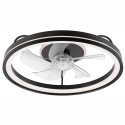 Plafon LED z wiatrakiem FARGO czarny/biały + pilot gratis