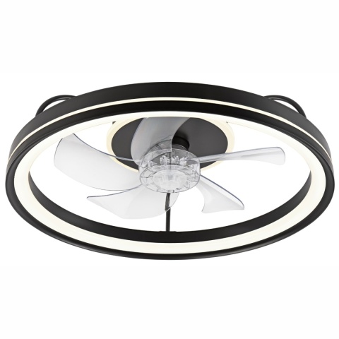 Plafon LED z wiatrakiem FARGO czarny/biały + pilot gratis Plafon LED z wiatrakiem FARGO czarny/biały + pilot gratis