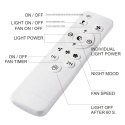Plafon LED z wiatrakiem FARGO czarny/biały + pilot gratis