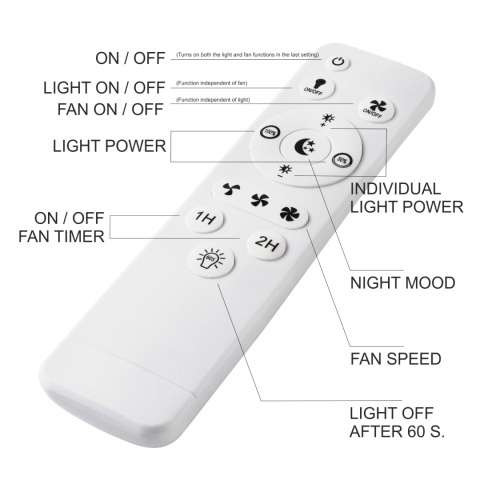 Plafon LED z wiatrakiem FARGO czarny/biały + pilot gratis Plafon LED z wiatrakiem FARGO czarny/biały + pilot gratis