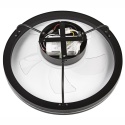 Plafon LED z wiatrakiem FARGO czarny/biały + pilot gratis