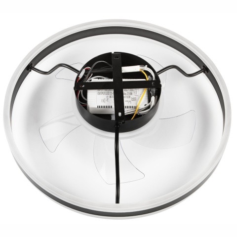 Plafon LED z wiatrakiem, APOLLO biały/czarny + pilot gratis Plafon LED z wiatrakiem, APOLLO biały/czarny + pilot gratis