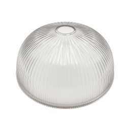 Klosz PIA przezroczysty prążkowany 30x13cm, E27
