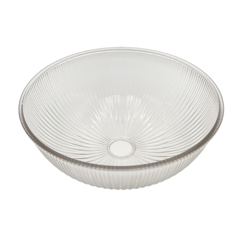 Klosz PIA przezroczysty prążkowany 30x13cm, E27 Klosz PIA przezroczysty prążkowany 30x13cm, E27