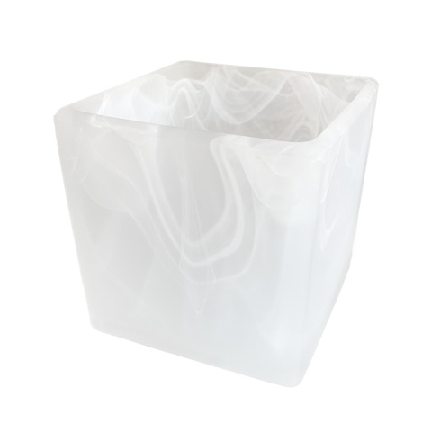 Klosz KOSTKA alabaster 80x75mm E27 Klosz KOSTKA alabaster 80x75mm E27