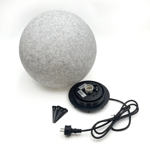 Lampa Kula ogrodowa - GARDEN BALL ∅ 38CM E27 imitacja kamienia