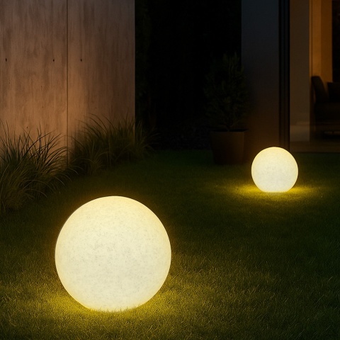 Lampa Kula ogrodowa - GARDEN BALL ∅ 28CM E27 imitacja kamienia