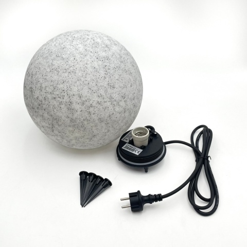 Lampa Kula ogrodowa - GARDEN BALL ∅ 28CM E27 imitacja kamienia