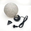 Lampa Kula ogrodowa - GARDEN BALL ∅ 25CM E27 imitacja kamienia