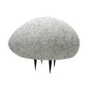 Lampa ogrodowa - GARDEN STONE szer. 31CM E27 imitacja kamienia
