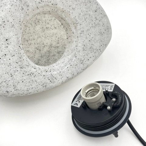 Lampa ogrodowa - GARDEN STONE szer. 31CM E27 imitacja kamienia