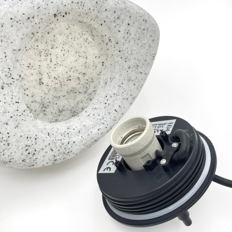 Lampa ogrodowa - GARDEN STONE szer. 26CM E27 imitacja kamienia