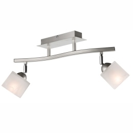 Lampa sufitowa KLARA 2-punktowa satyna E14