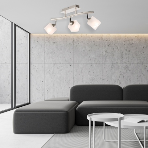 Lampa sufitowa KLARA 2-punktowa satyna E14 Lampa sufitowa KLARA 2-punktowa satyna E14