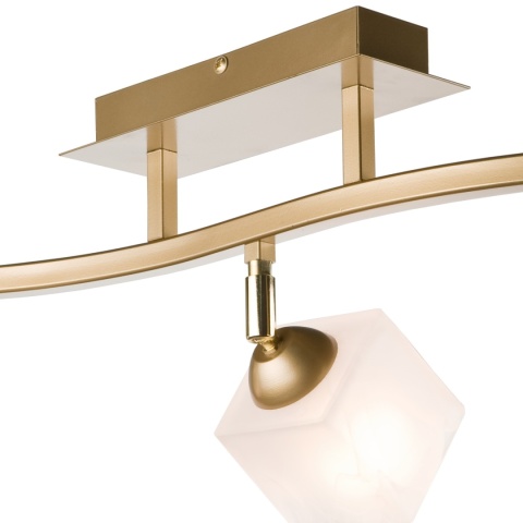 Lampa sufitowa KLARA 3-punktowa złoty E14 Lampa sufitowa KLARA 3-punktowa złoty E14