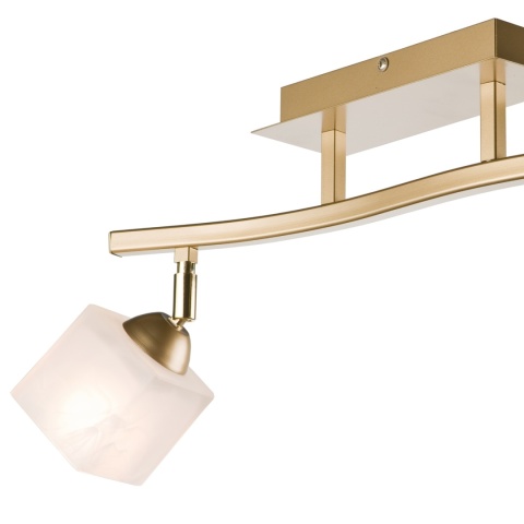 Lampa sufitowa KLARA 2-punktowa złota E14 Lampa sufitowa KLARA 2-punktowa złota E14