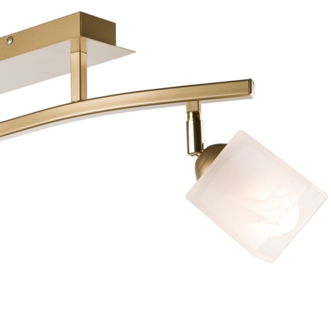 Lampa sufitowa KLARA 2-punktowa złota E14 Lampa sufitowa KLARA 2-punktowa złota E14