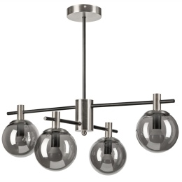 Lampa sufitowa LILOU ciemnoszara 4-punktowa E14