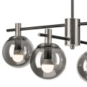 Lampa sufitowa LILOU ciemnoszara 4-punktowa E14