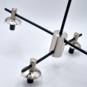 Lampa sufitowa LILOU ciemnoszara 4-punktowa E14