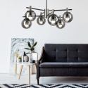 Lampa sufitowa LILOU ciemnoszara 6-punktowa E14