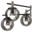 Lampa sufitowa LILOU ciemnoszara 6-punktowa E14