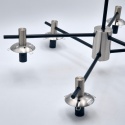 Lampa sufitowa LILOU ciemnoszara 6-punktowa E14