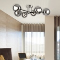 Lampa sufitowa MALENA dymnoszara 6-punktowa E14