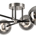 Lampa sufitowa MALENA dymnoszara 6-punktowa E14