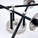 Lampa sufitowa MALENA dymnoszara 6-punktowa E14