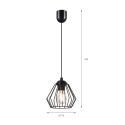 Lampa wisząca druciana 1-punktowa CORINA E27