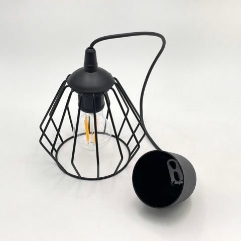 Lampa wisząca druciana 1-punktowa CORINA E27 Lampa wisząca druciana 1-punktowa CORINA E27