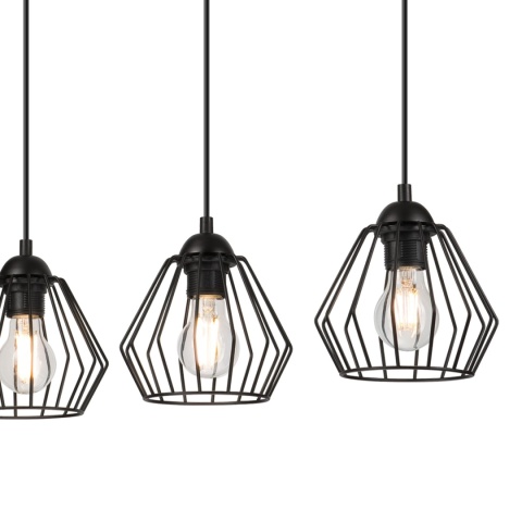Lampa wisząca druciana 3-punktowa CORINA E27 Lampa wisząca druciana 3-punktowa CORINA E27