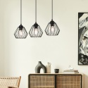Lampa wisząca druciana 3-punktowa CORINA E27