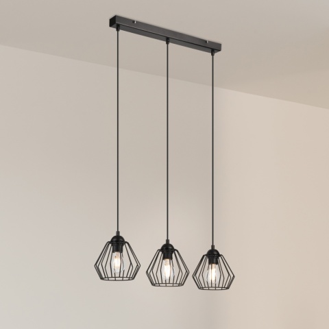 Lampa wisząca druciana 3-punktowa CORINA E27 Lampa wisząca druciana 3-punktowa CORINA E27