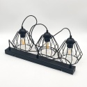 Lampa wisząca druciana 3-punktowa CORINA E27